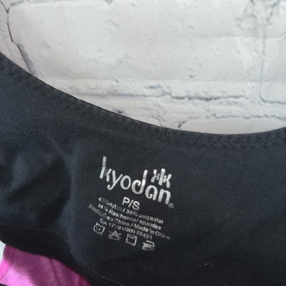 kyodan purple & black tank top size S - Picture 5 of 6